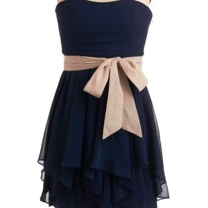 ModCloth navy blue dress